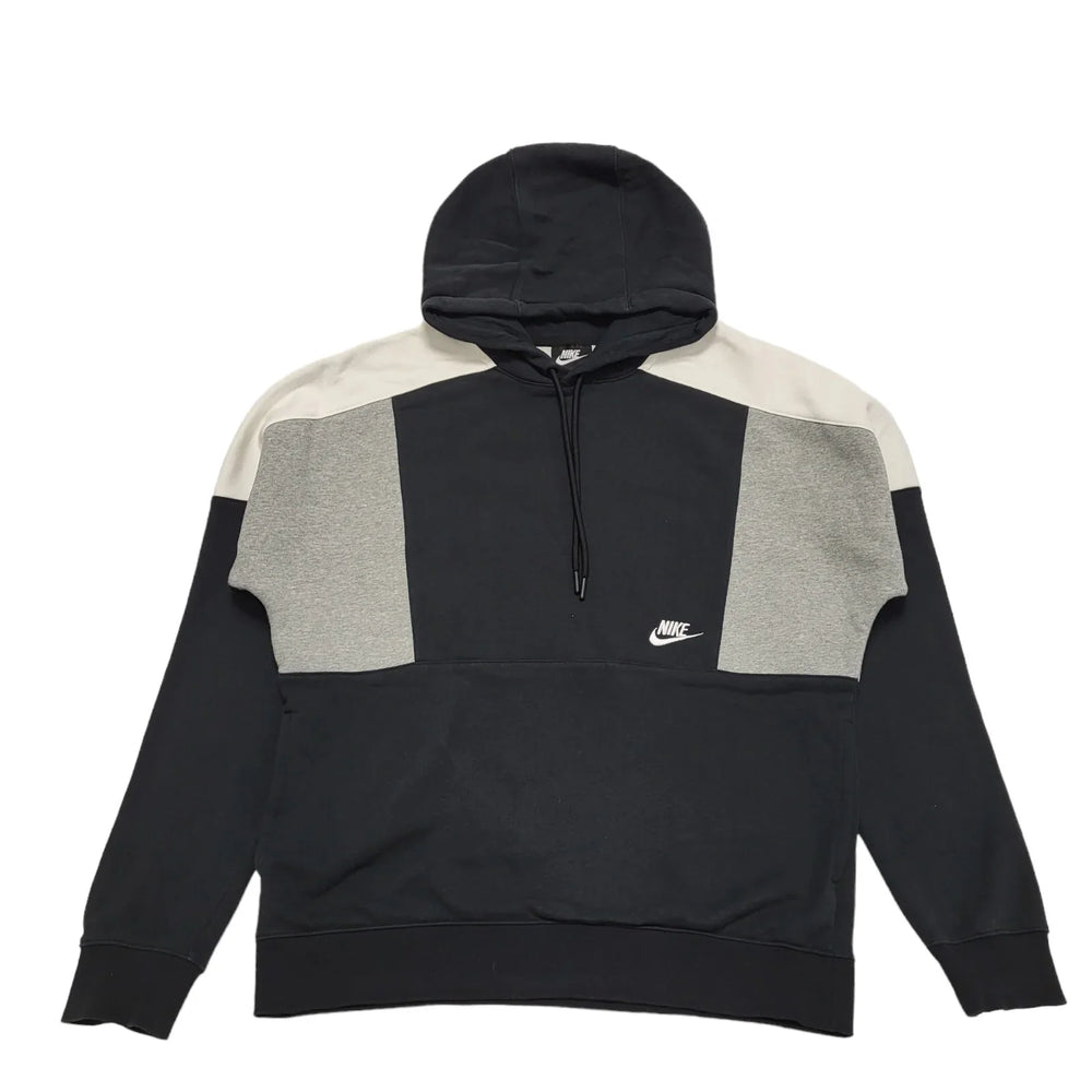 Nike Navy Black Grey White 1/4 Zip Sweatshirt Hoodie Men's uk M eu 50 H571