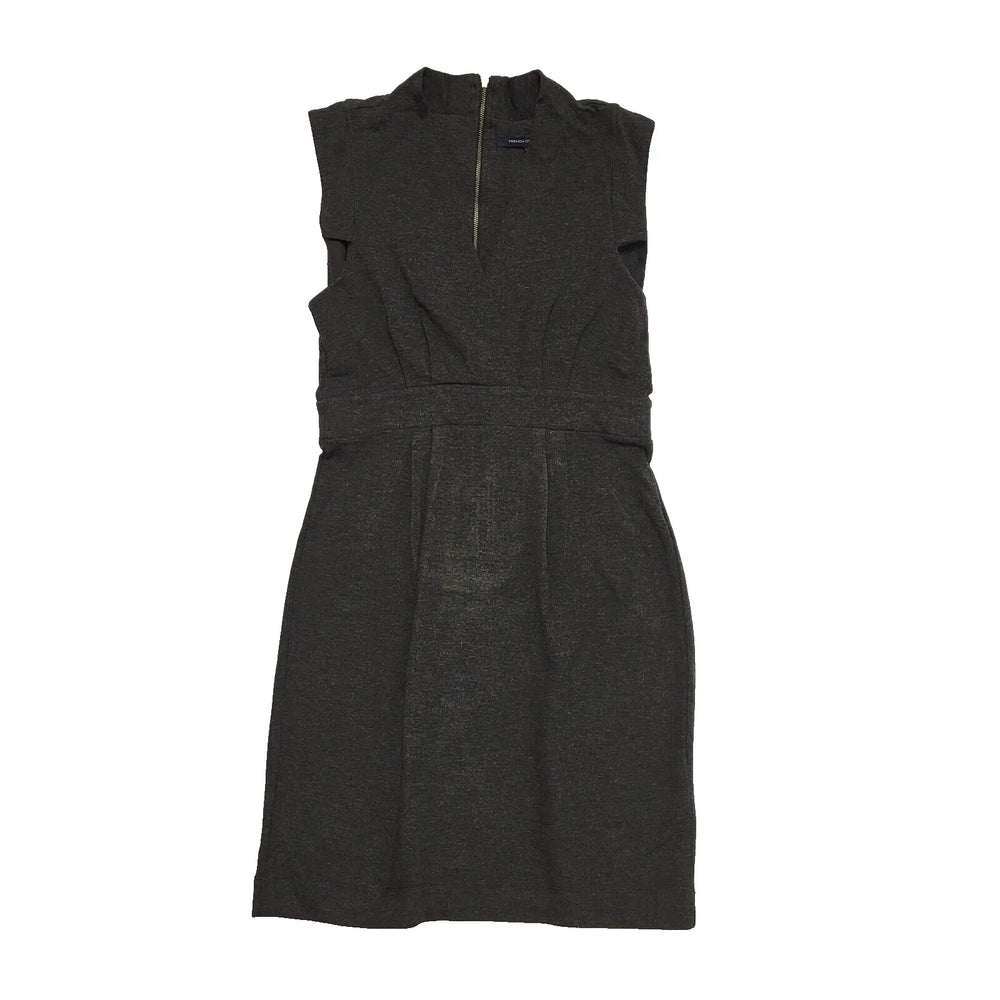 French Connection Grey Sleeveless Evening Dress UK Women's 14 Bnwt BB620