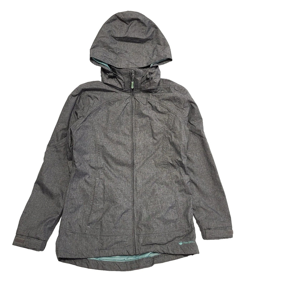 Peter Storm Performance Grey Full Zip Hooded Coat Uk Women's Size 10 L55