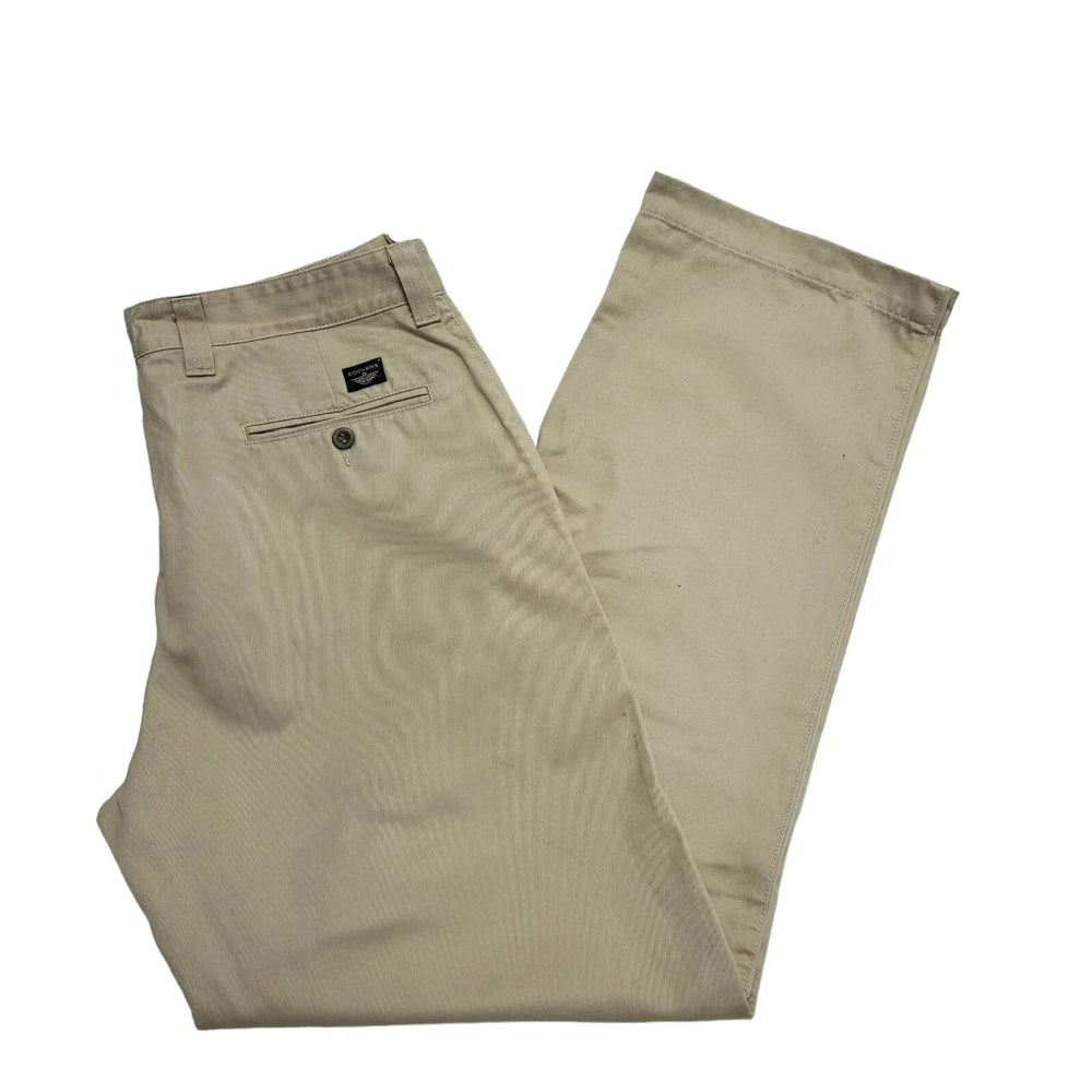 Dockers Khakis Beige Straight Chino Trousers Men's UK L W34 L32 H429