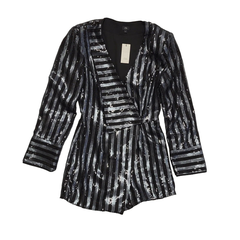 River Island Dress Jacket Black Grey Uk Women's 6/8 EU 34 BNWT L289