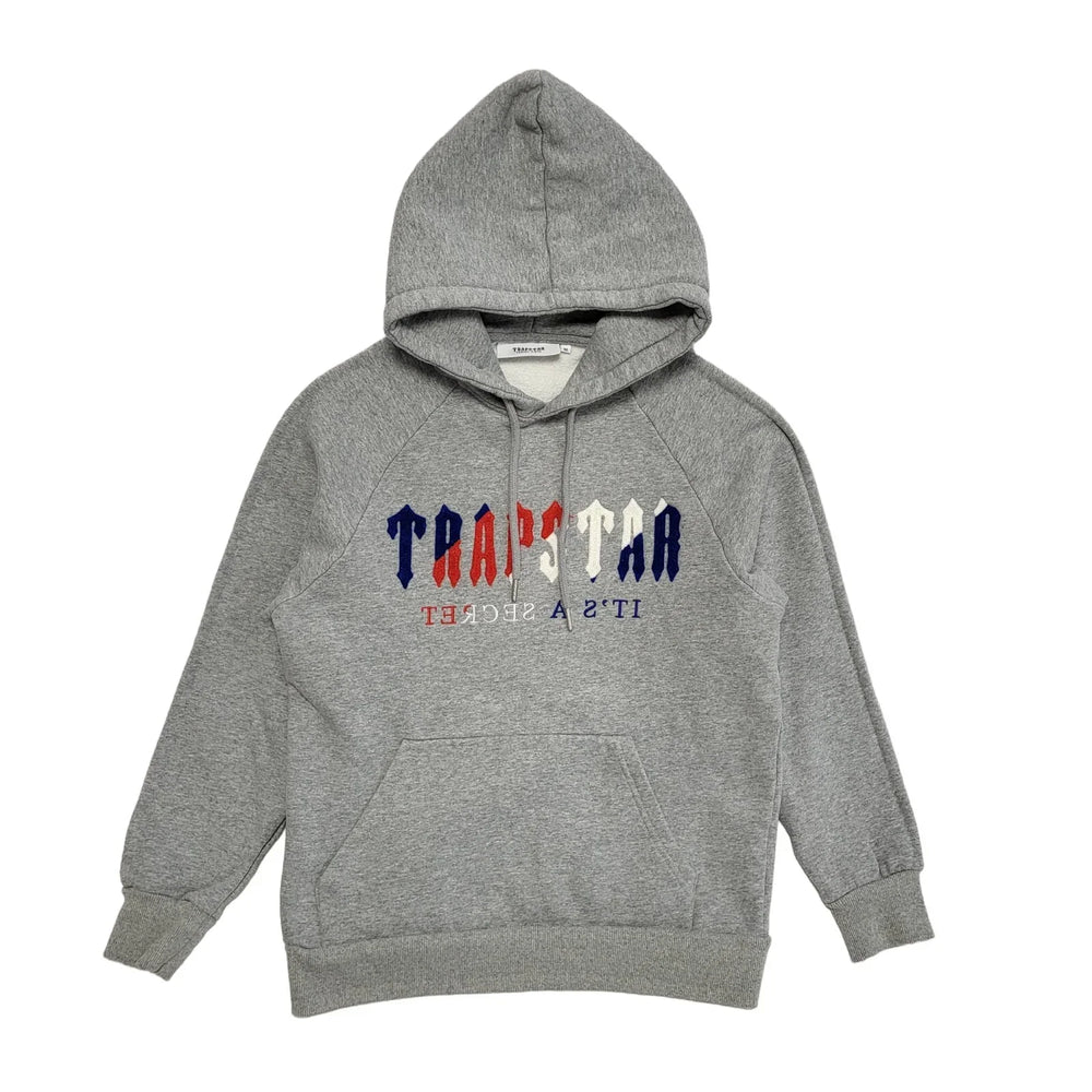 Trapstar Grey Pullover Sweatshirt Hoodie Uk Women's Size M DD956