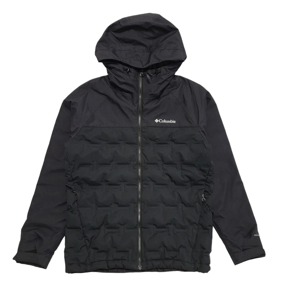Columbia Black Zipped Hooded Jacket Uk Women's Size Small