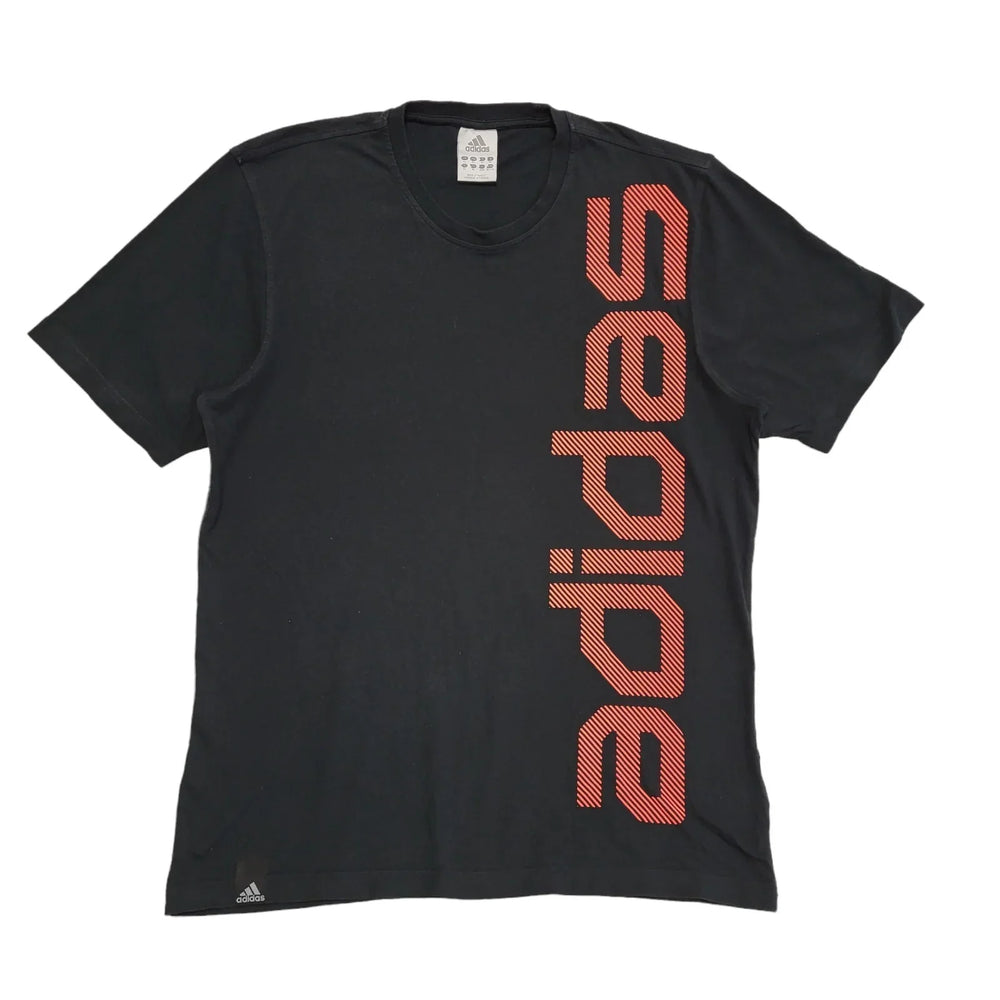 Adidas Black & Red Short Sleeve T-Shirt Uk Men's Size XL DD997