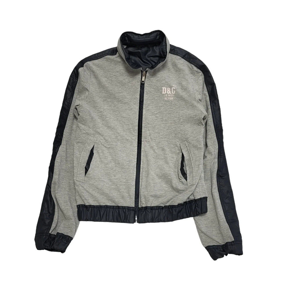 Girl's D & G Grey Black Zipped Reverible Jacket Age 13-14 years xL H602