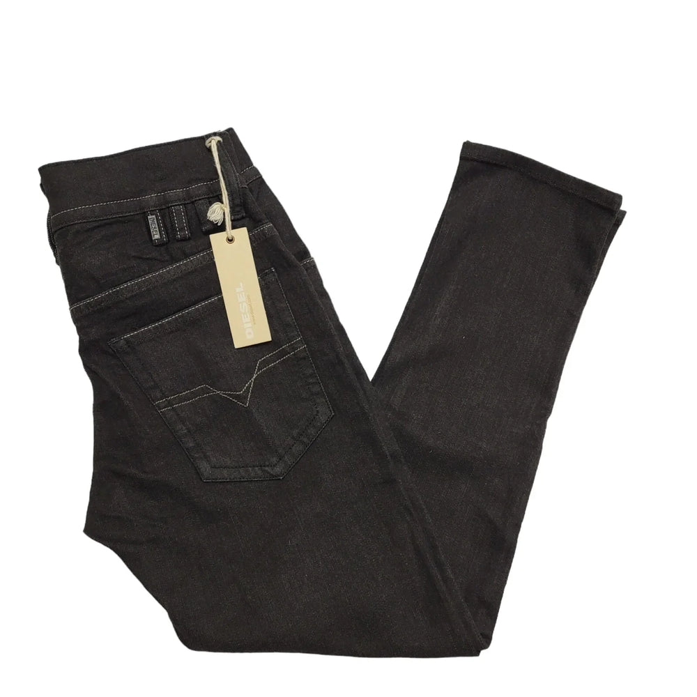 Diesel Black Straight Slim Denim Jeans uk Bnwt Women's S W25 L26 H763
