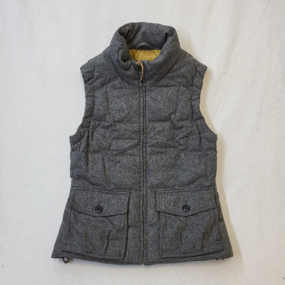 Eddie Bauer Down Gilet Grey Padded Modern Women's Size Medium