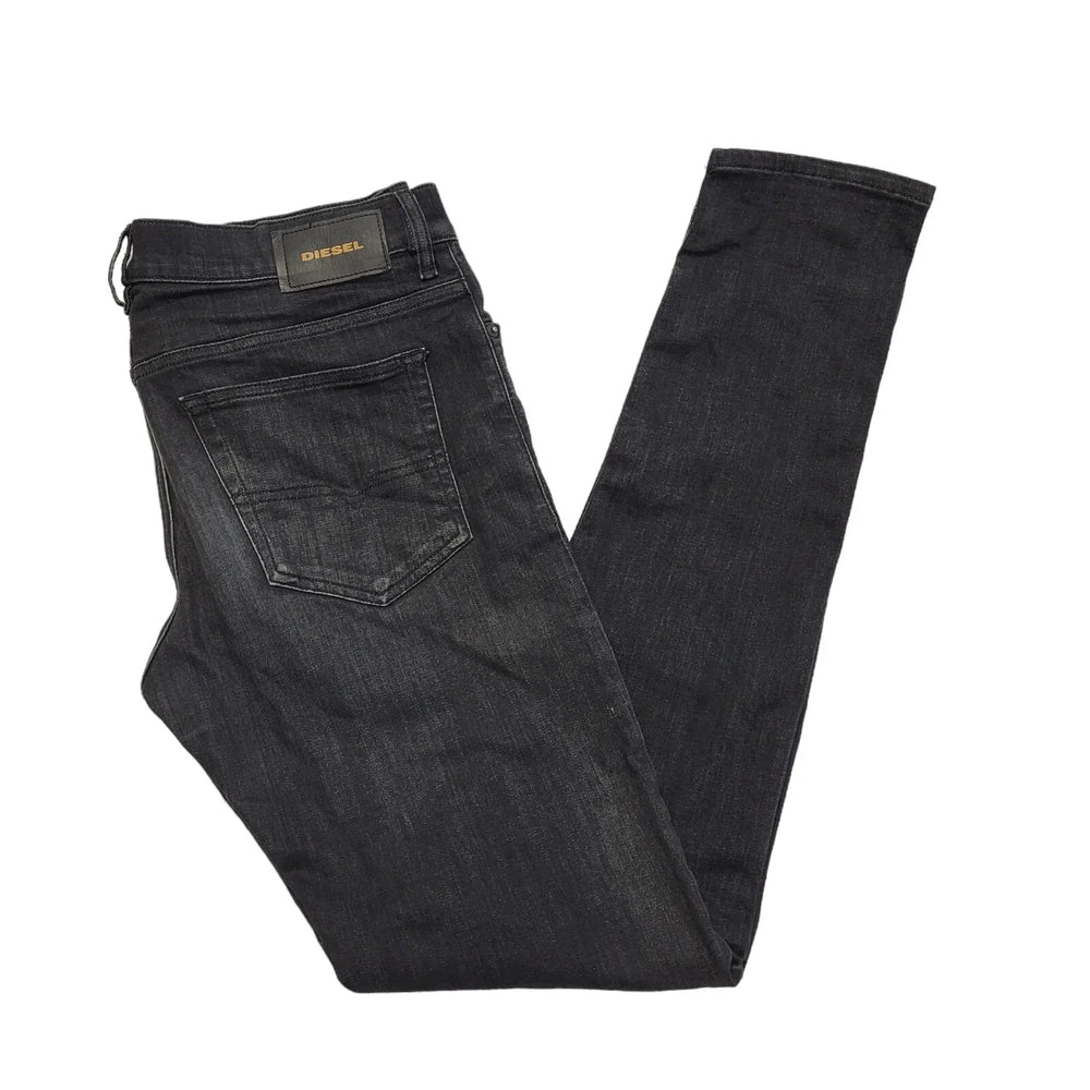Diesel D-Luster Black Straight Leg Denim Jeans Uk Men's M W32 L34 DD924