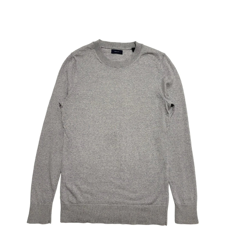 Gant Grey Round Neck Wool Jumper Uk Women's Size XS B830