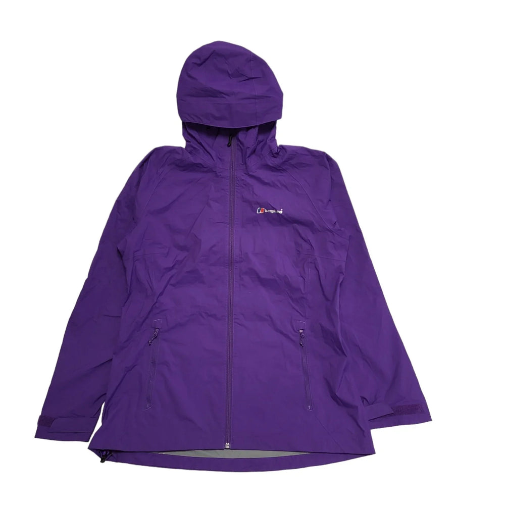 Bergahus Hydro Shell Purple Zipped Hooded Lightweight Jacket Women's UK 16 BB224