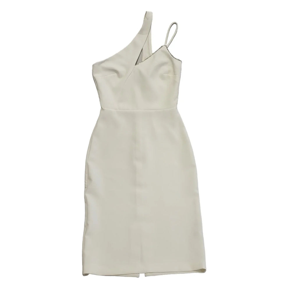 River Island White Off Shoulder Evening Dress Uk Women's Size 8 Bnwt DD851