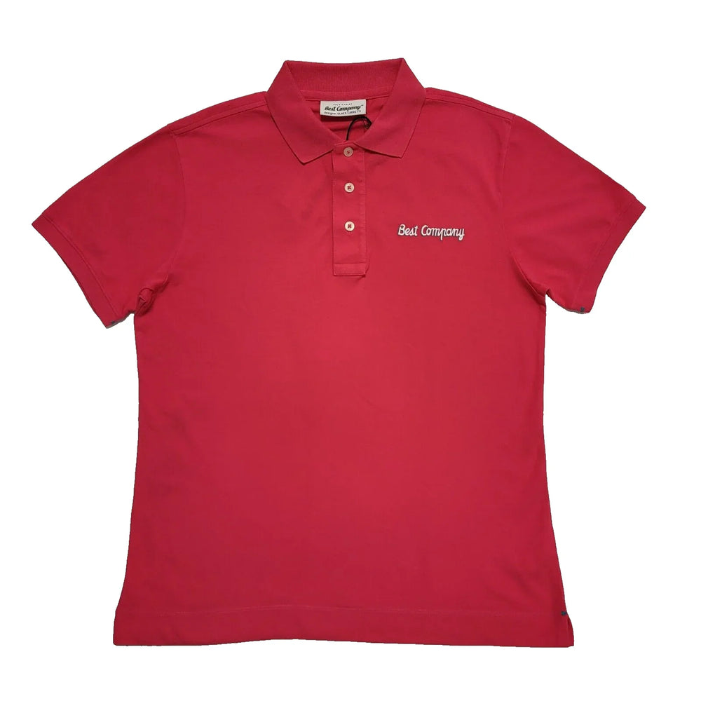 Best Company Pink BNWT Short Sleeve Polo Top Mens UK Size S CC713