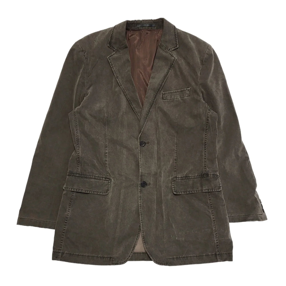 Quattro 90s Vintage Grey Brown Jacket Uk Men's Size Large