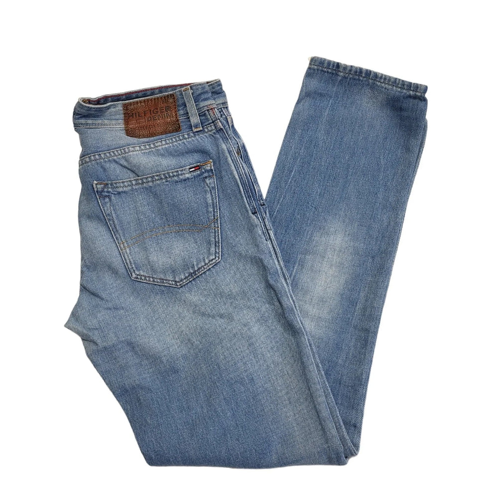 Tommy Hilfiger Scanton Faded Blue Zipper Fly Denim Jeans Men's S W30 L34 H251