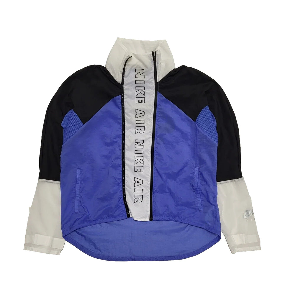 Nike Sports Jacket Blue Blue Lightweight Uk Women's Size Large L277