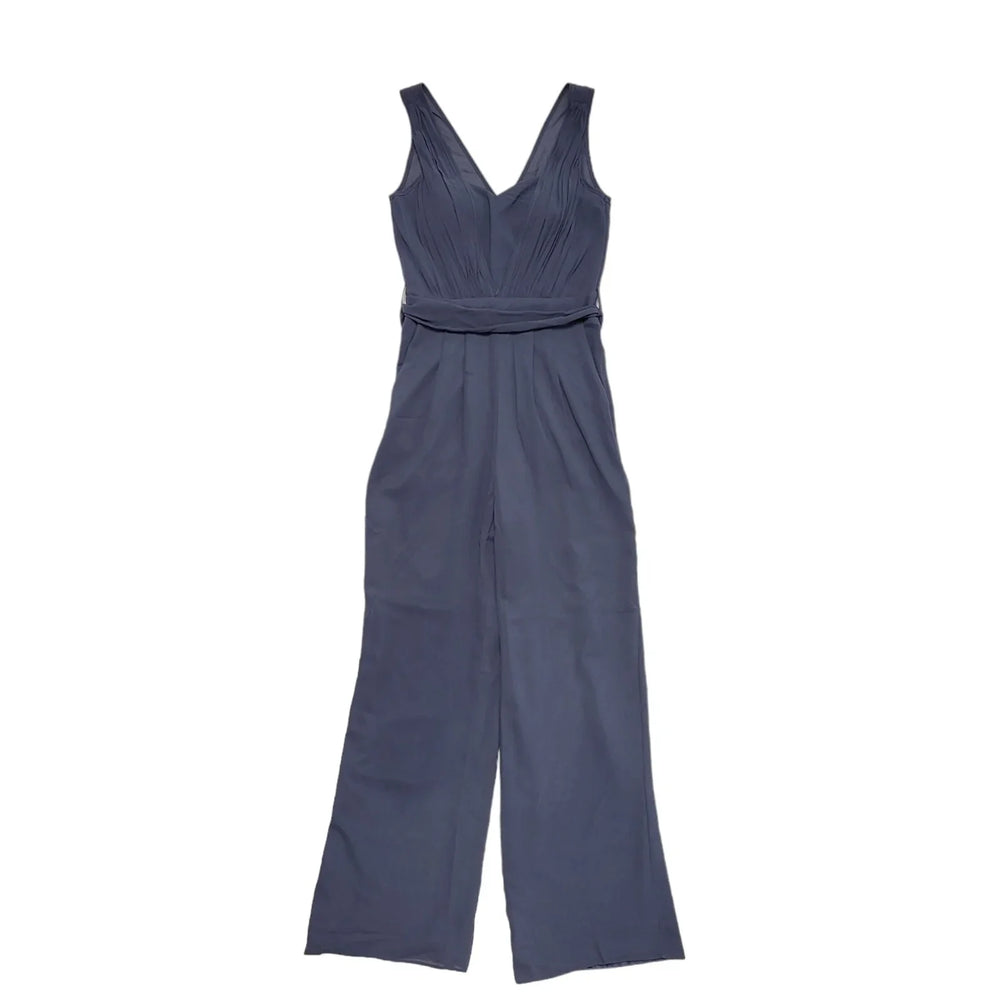 Dorothy Perkins Dusty Blue Belted Jumpsuit Women's Uk S 8 Bnwt DK910