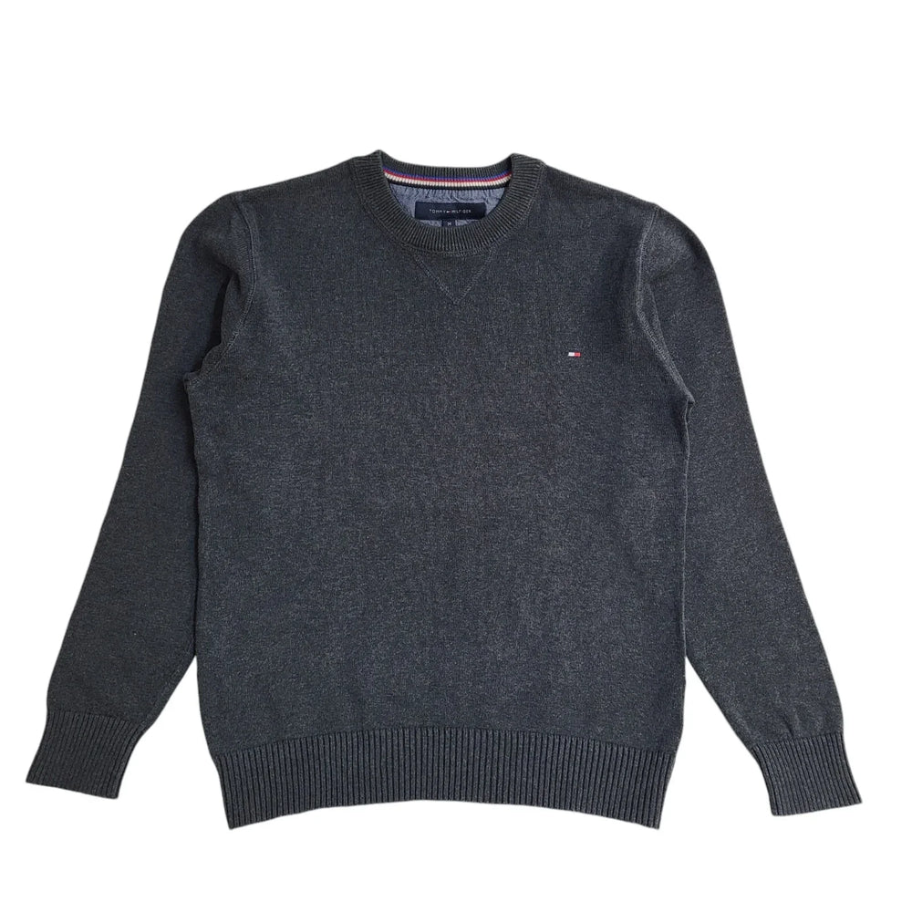 Tommy Hilfiger Vintage 90's Blue Round Neck Jumper UK Women's Size M
