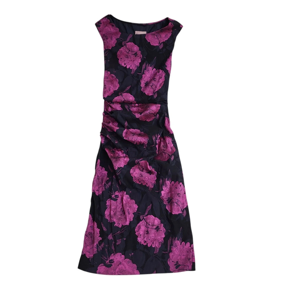 Phase Eight Pencil Dress Cerise Black Opera Evening Dress BNWT Uk L 12 L793