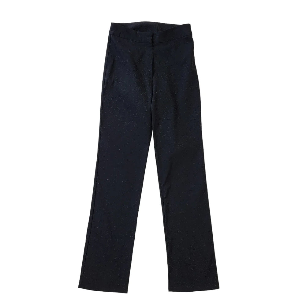 Clockhouse 90s Vintage Black Glittery Dress Trousers Women's Size 12 W30 L30