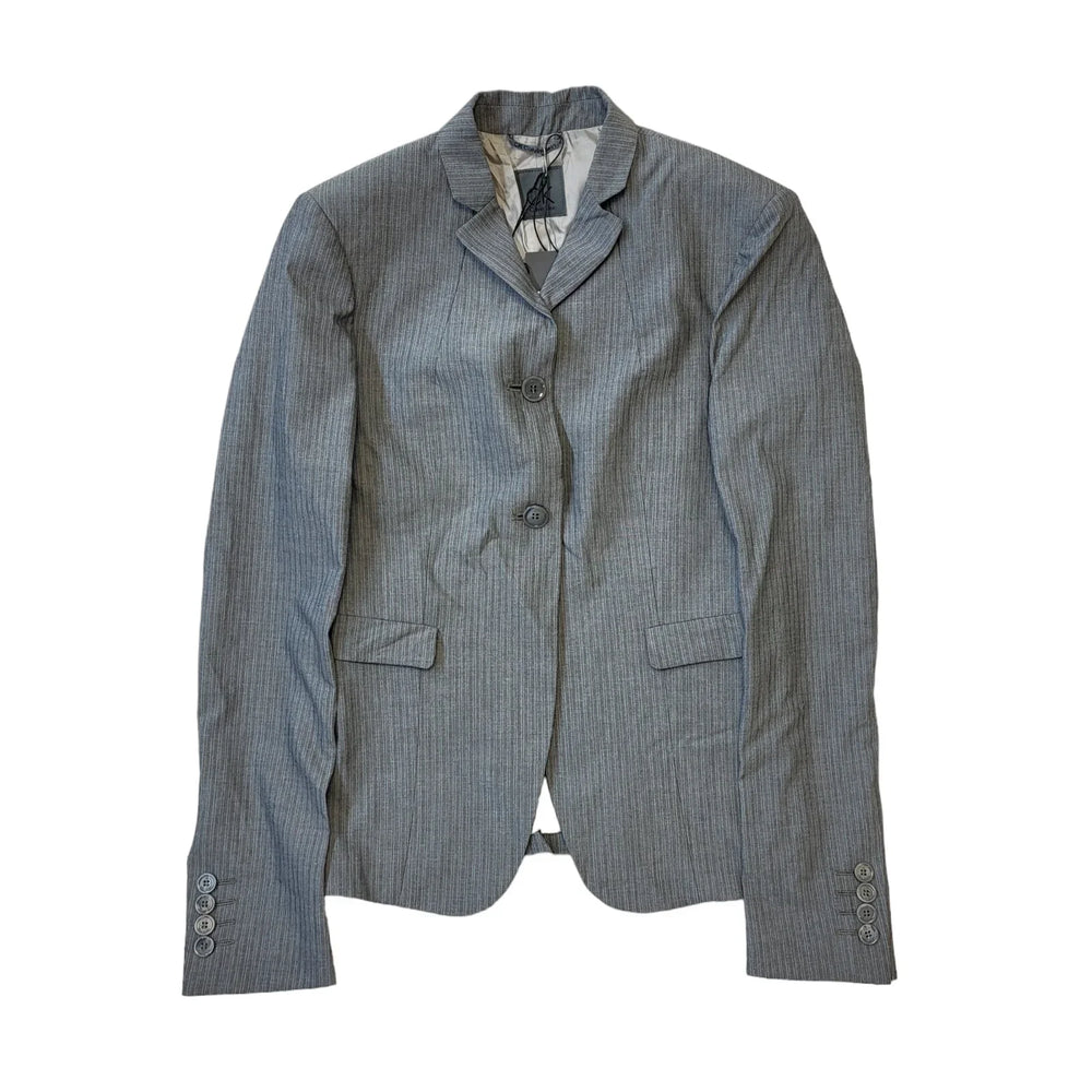 Calvin Klein Grey Button Short Dress Jacket Women's UK 10 M eu 38 BNWT H26