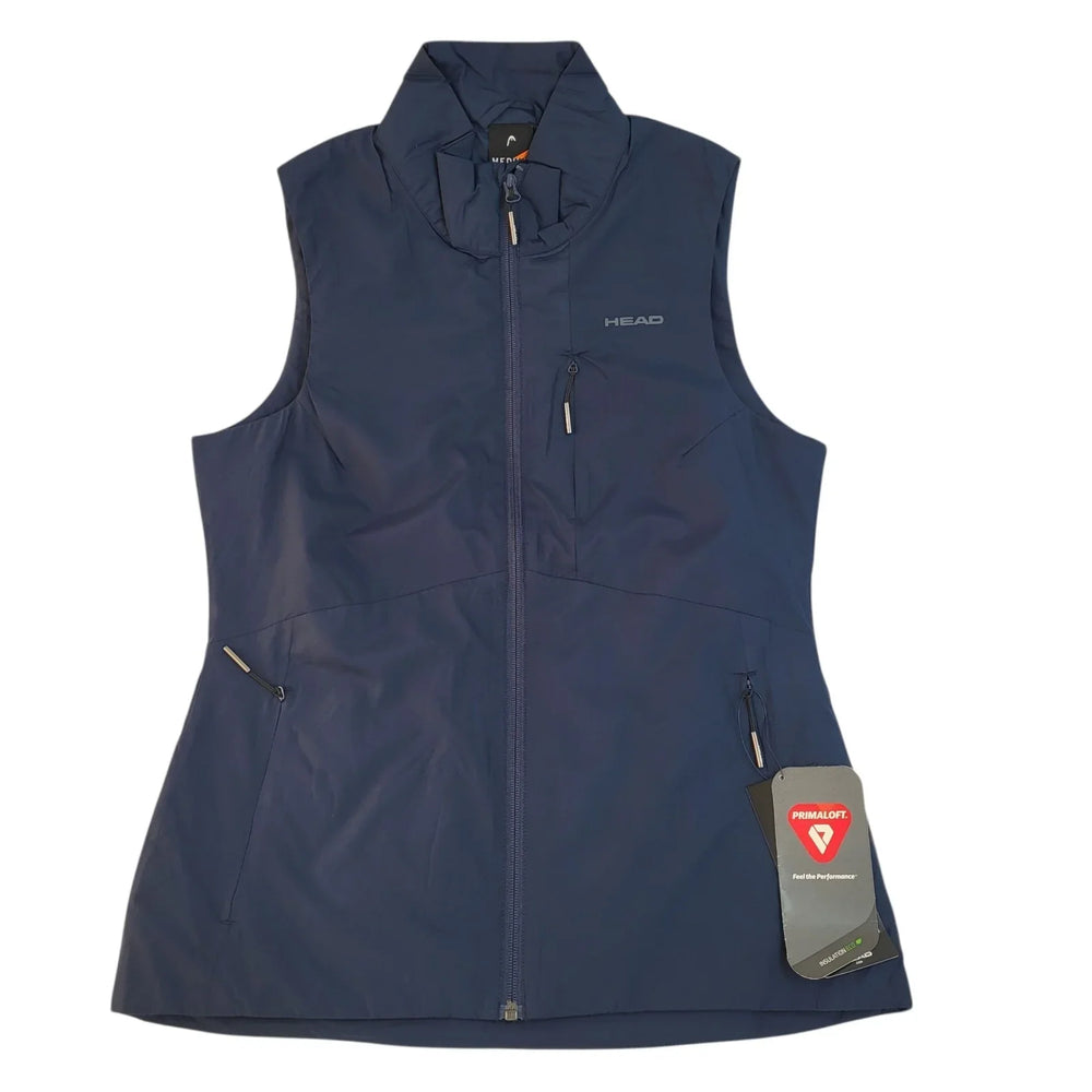 Head Vest Bodywarmer Vision Insulated Navy Uk Women's Size M 10 L943