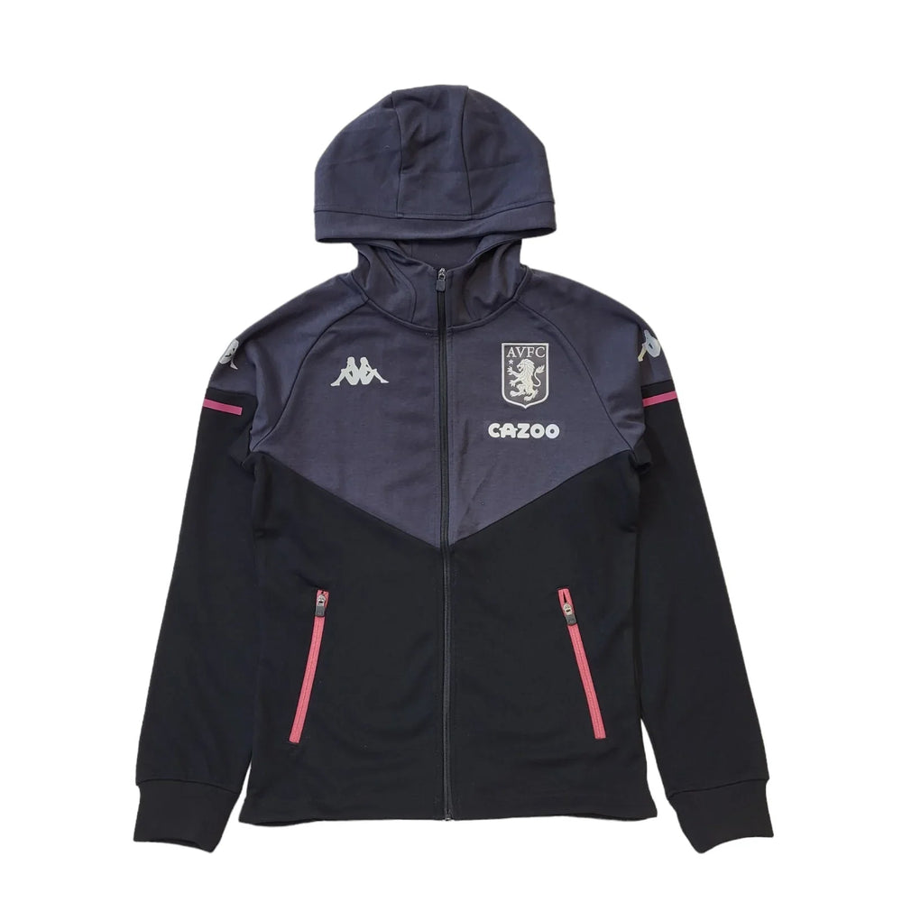 Kappa Black AVFC Sports Sweatshirt Hoodie Men's uk M eu 50 H28