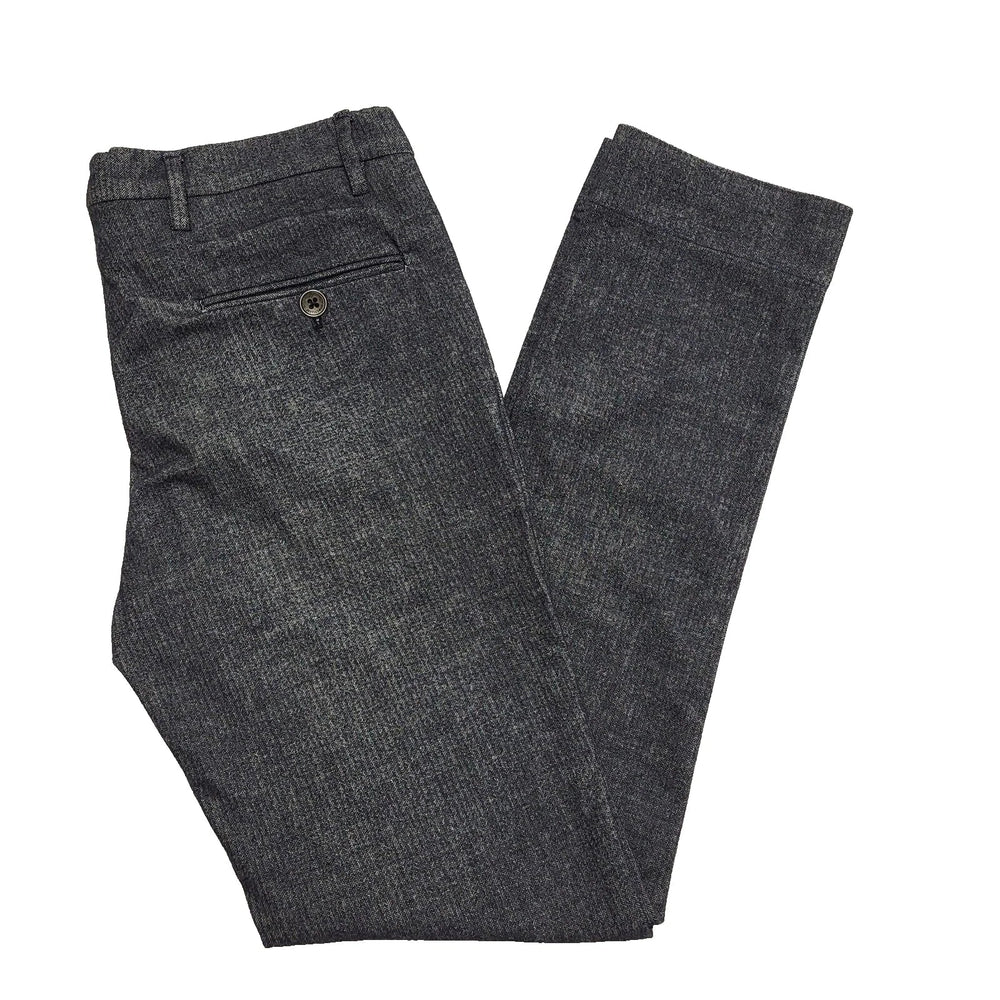 Settecento Grey Straight Leg Slim Trousers Uk Men's M W32 L31 H771