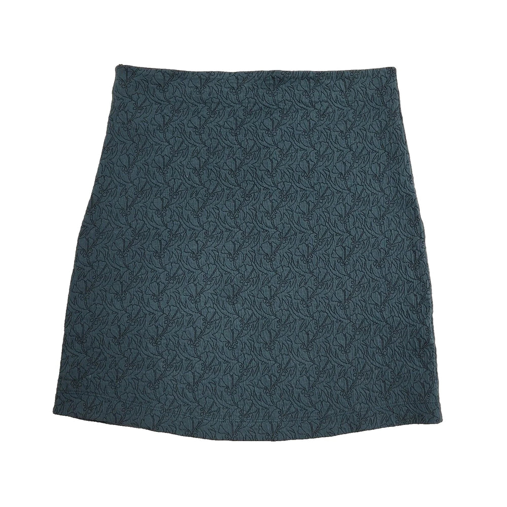 Noa Noa Blue Floral Elasticated Short Skirt Uk Women's Size Medium BB944