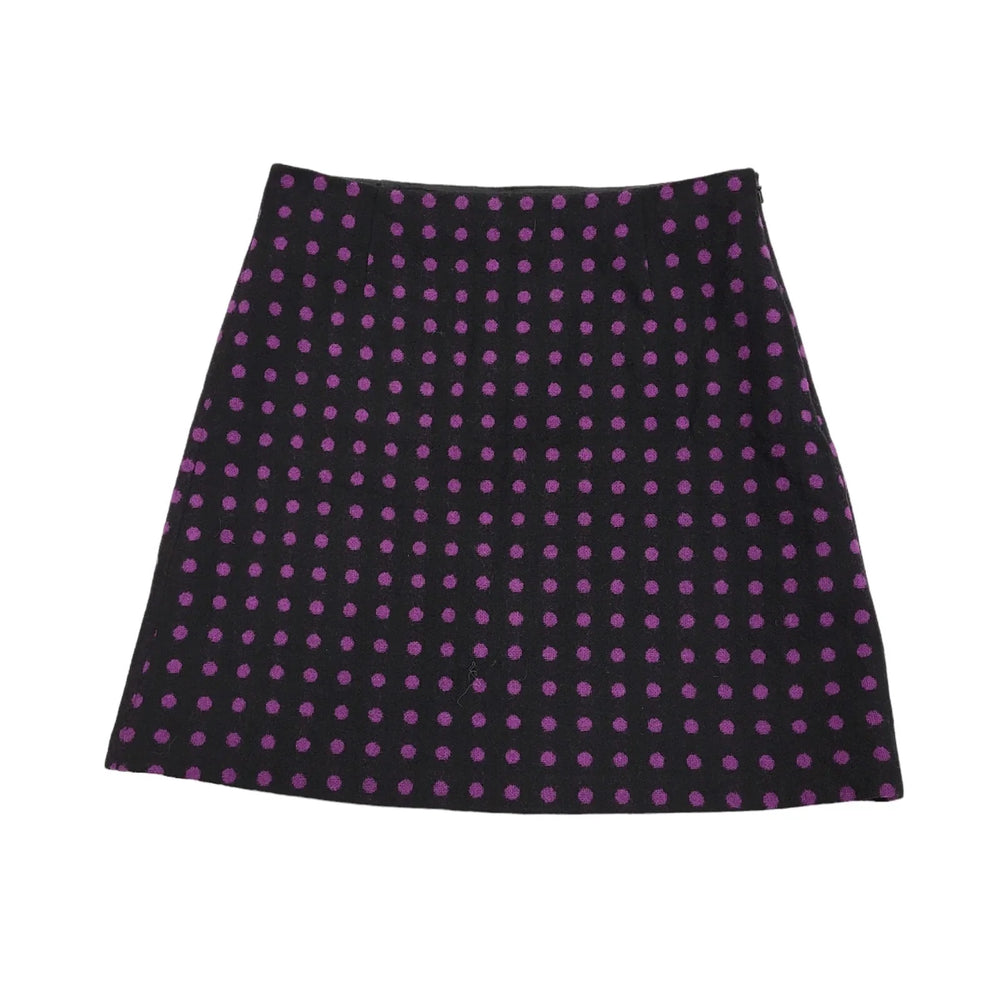 Hobbs Purple Polka Dot ALine Knee Length Marie Skirt BNWT Womens UK 14 W32 CC324