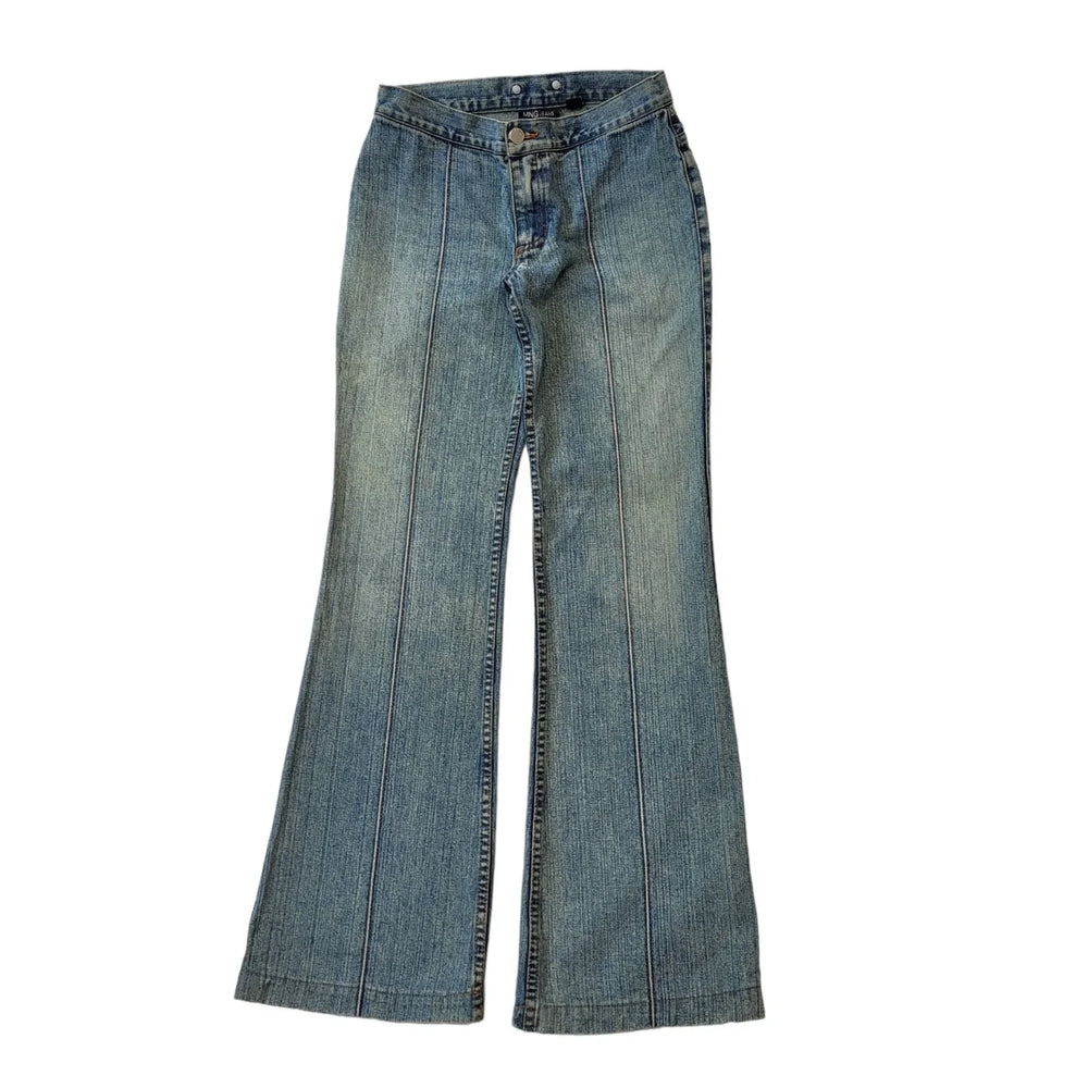 MNG Jeans Y2K Blue Bootcut Denim Jeans Women's Size 8 W26 L32