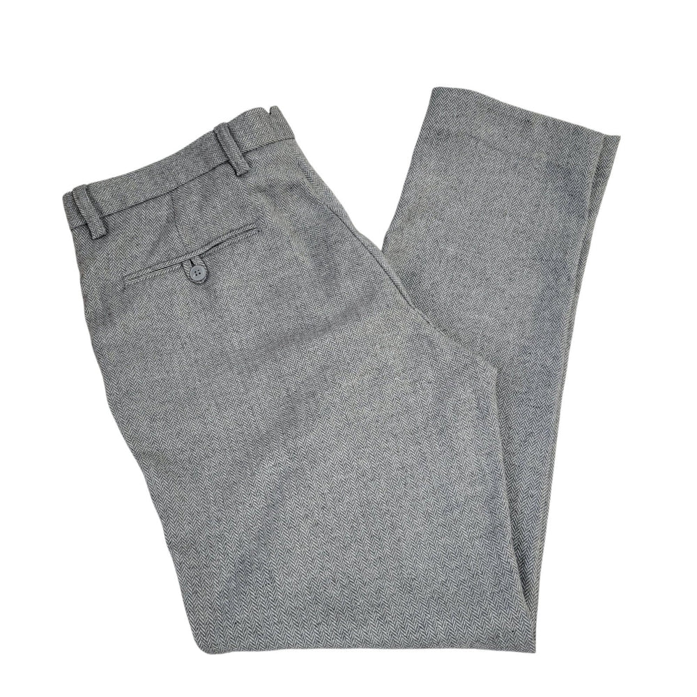 Feraud Grey Straight Zipper Fly Dress Trousers Uk Men's XL W36 L29 L713