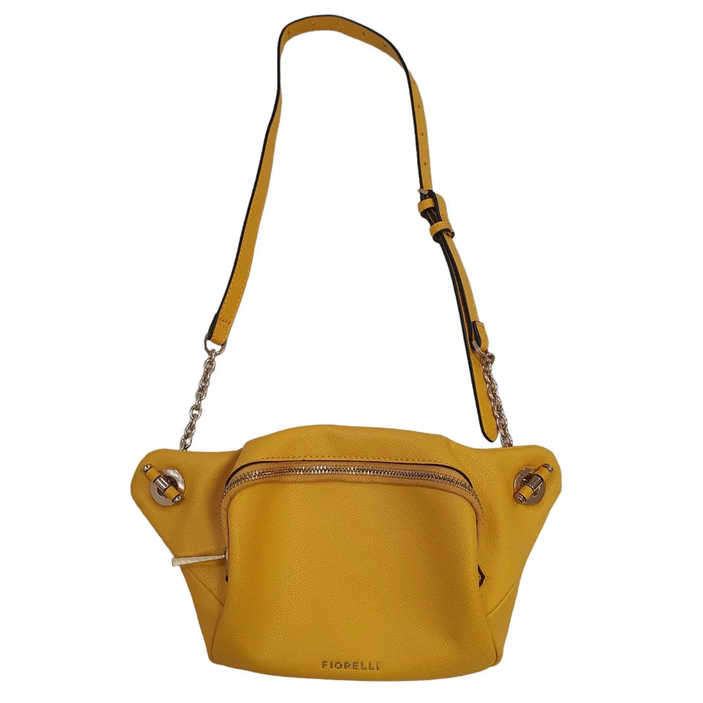 Fiorelli Yellow Faux Leather Cross Body Chain And Leather Strap