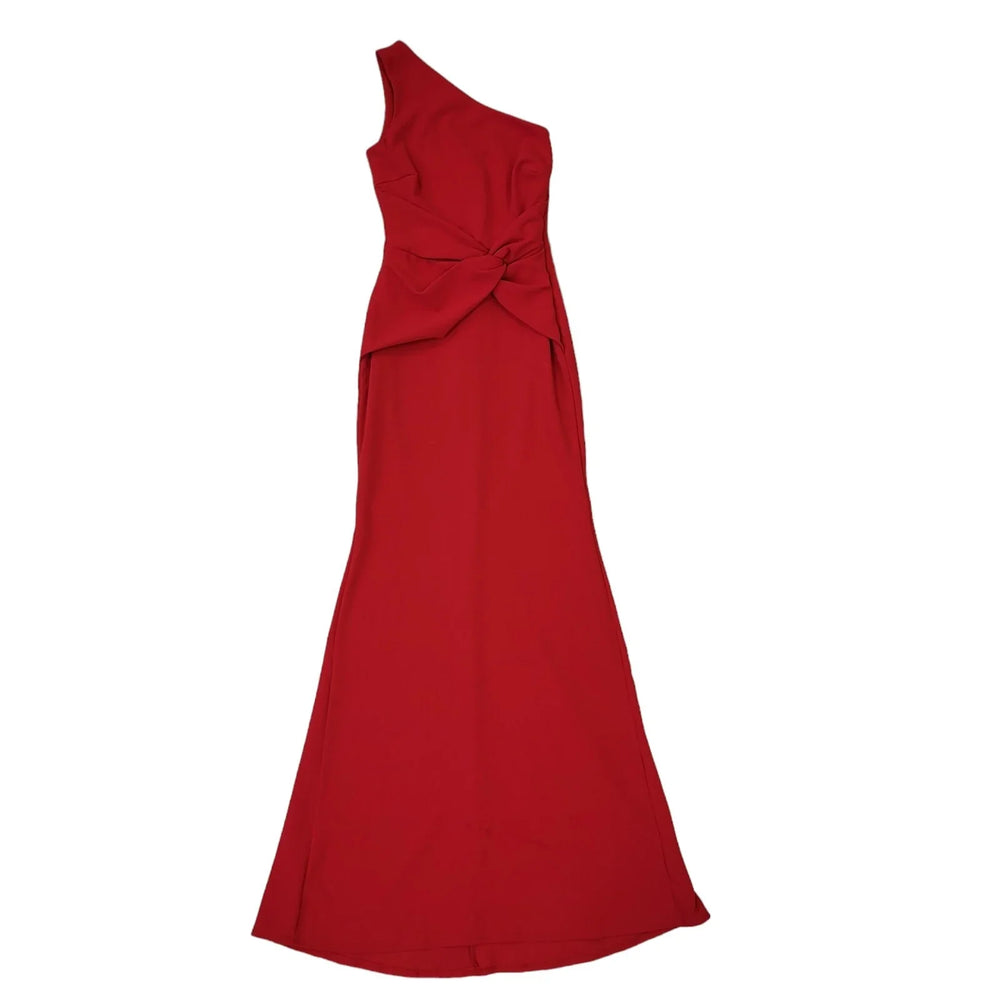 JW Nikolina Red Off Shoulder Evening Dress Uk Women's Size 6 Bnwt EE126