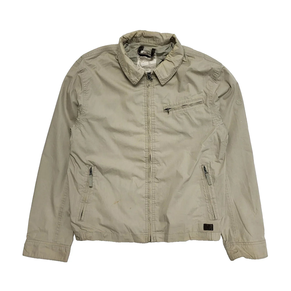 Timberland Long Sleeve Zip Up Collared Waterproof Jacket Men's UK L H302
