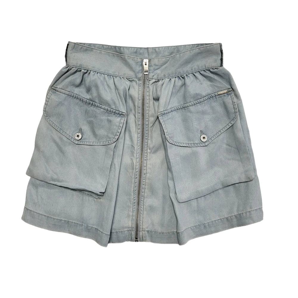 Diesel Light Blue Denim Mini Skirt Uk Women's Size Small W26