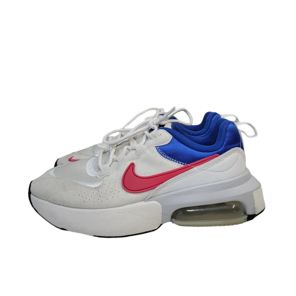 Nike White & Blue Lace-up Sports Casual Trainers Uk Women's Size 4.5