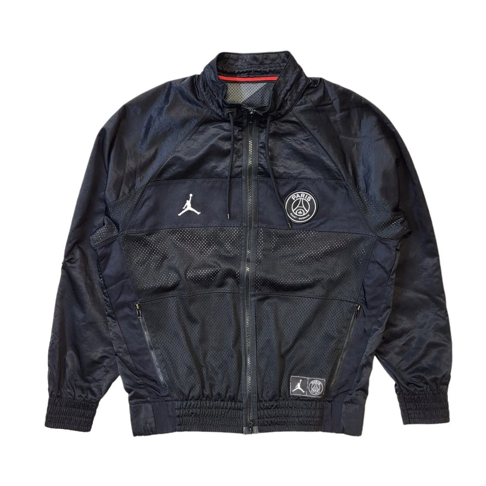 Jordan Jacket Black Full Zip Paris Saint Germain Uk Men's Size Small G573