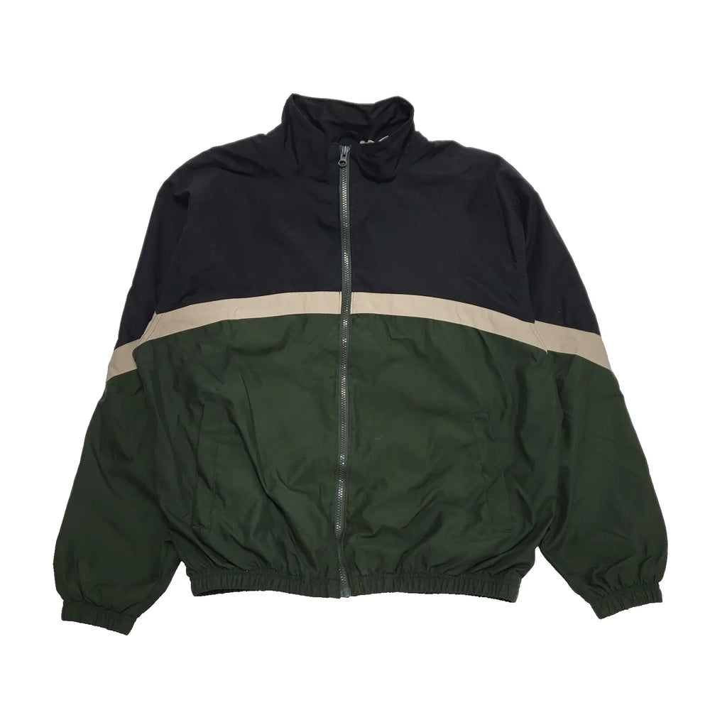 Champion Green Black Windbreaker Jacket UK Men's Medium K211