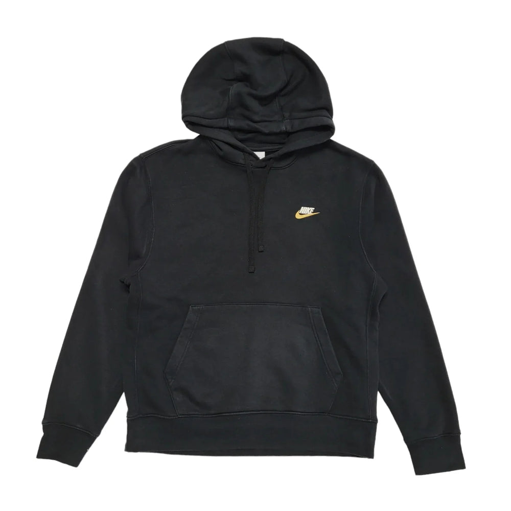 Nike Black Drawstring Pullover Sweatshirt Hoodie Uk Men's Size M D197