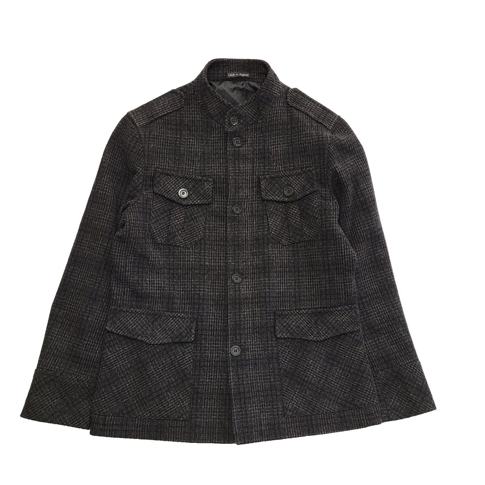 Peter Werth Grey Check Collared Suit Blazer Jacket uk Men's L 42" BB771