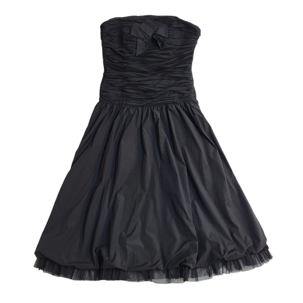 Whistles Vintage 90s Black Sleeveless Dress Uk Women's Size 12