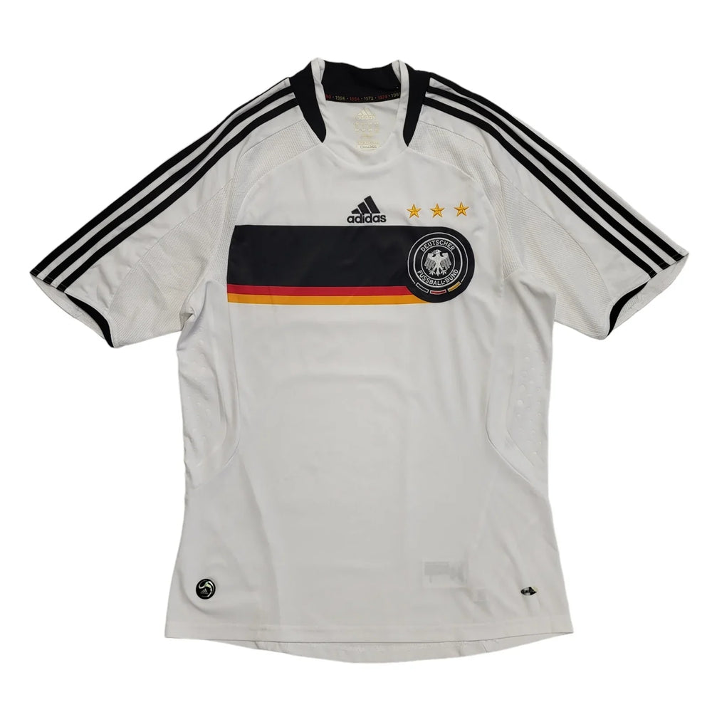 Adidas White Deutscher Fussball-Bund German Football Men's Shirt UK M L11
