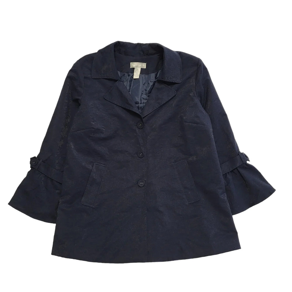 Simonton Navy Blue Button Vintage 80's Jacket Women's UK Size 2XL