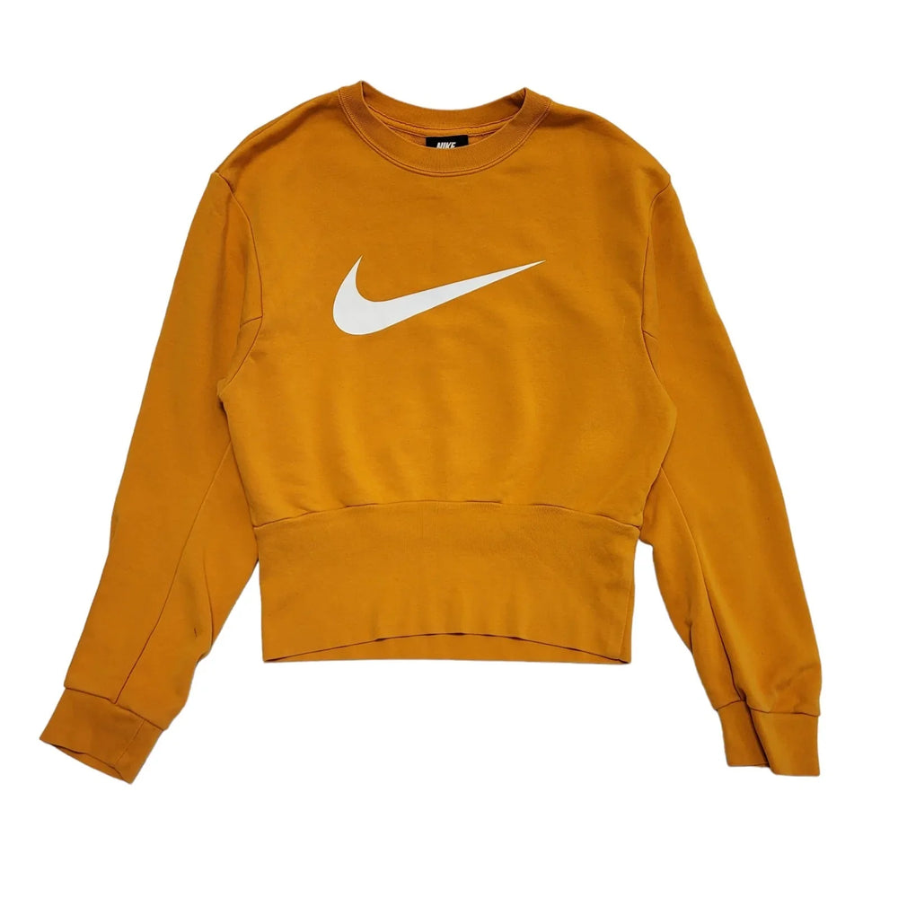 Nike Orange Sports Sweatshirt Long Sleeve Womens Size S DD610
