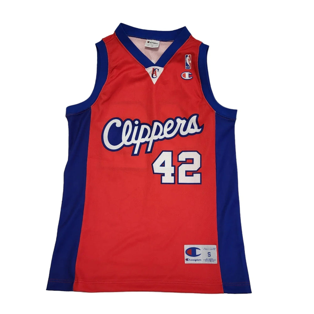 Champion Red Clipper No 42 Sleeveless NBA Vest Uk Men's Size Small DD379