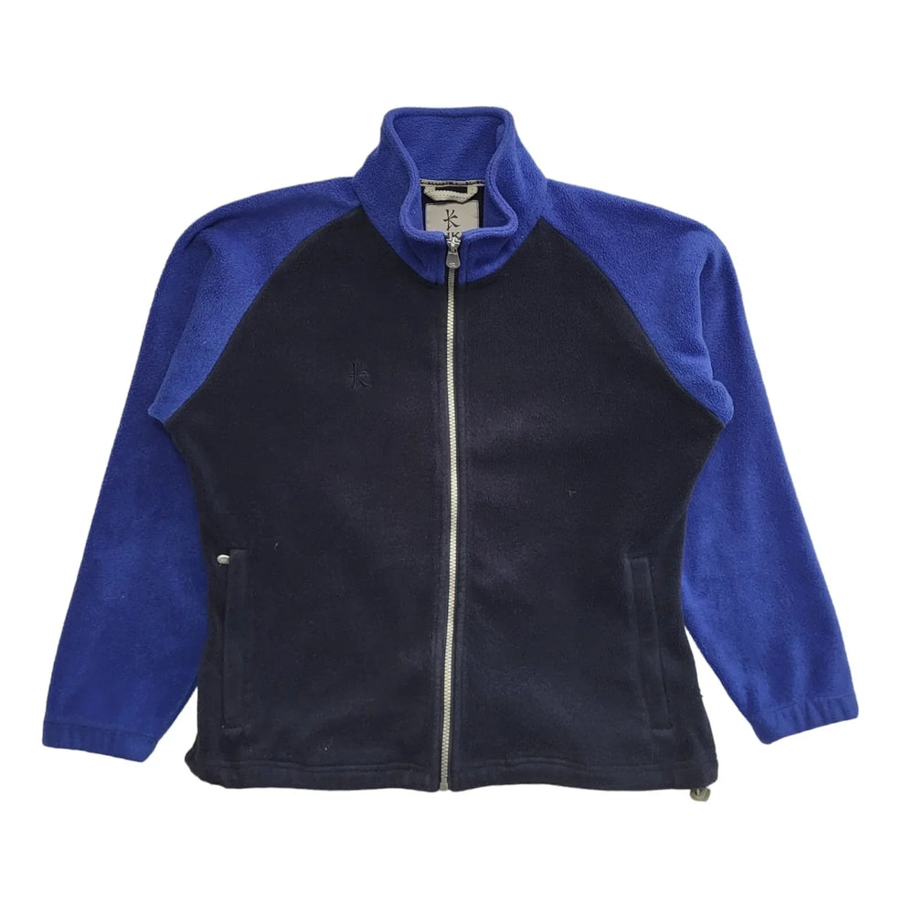 Kukri Vintage 80's Blue Full Zip Fleece Jacket Womens UK Size 12