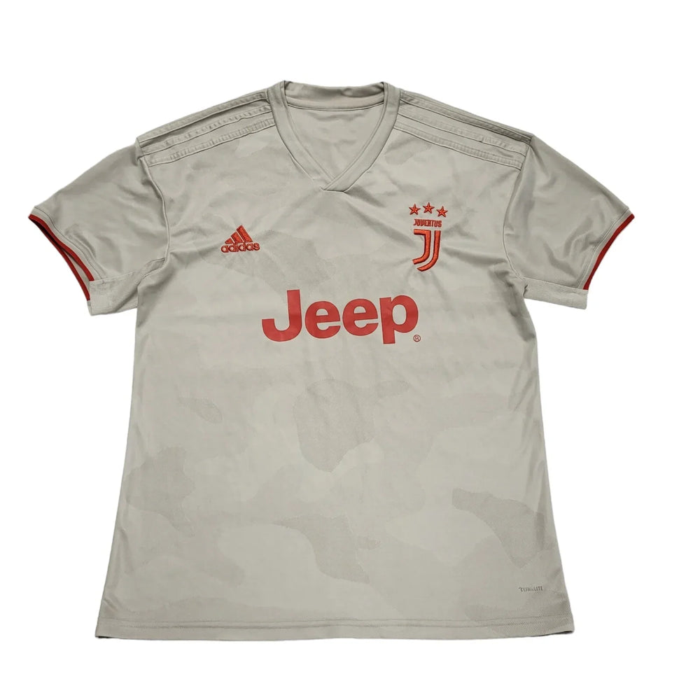 Adidas Grey Juventus Jeep 3rd Kit Football Shirt UK Men's XL DD773
