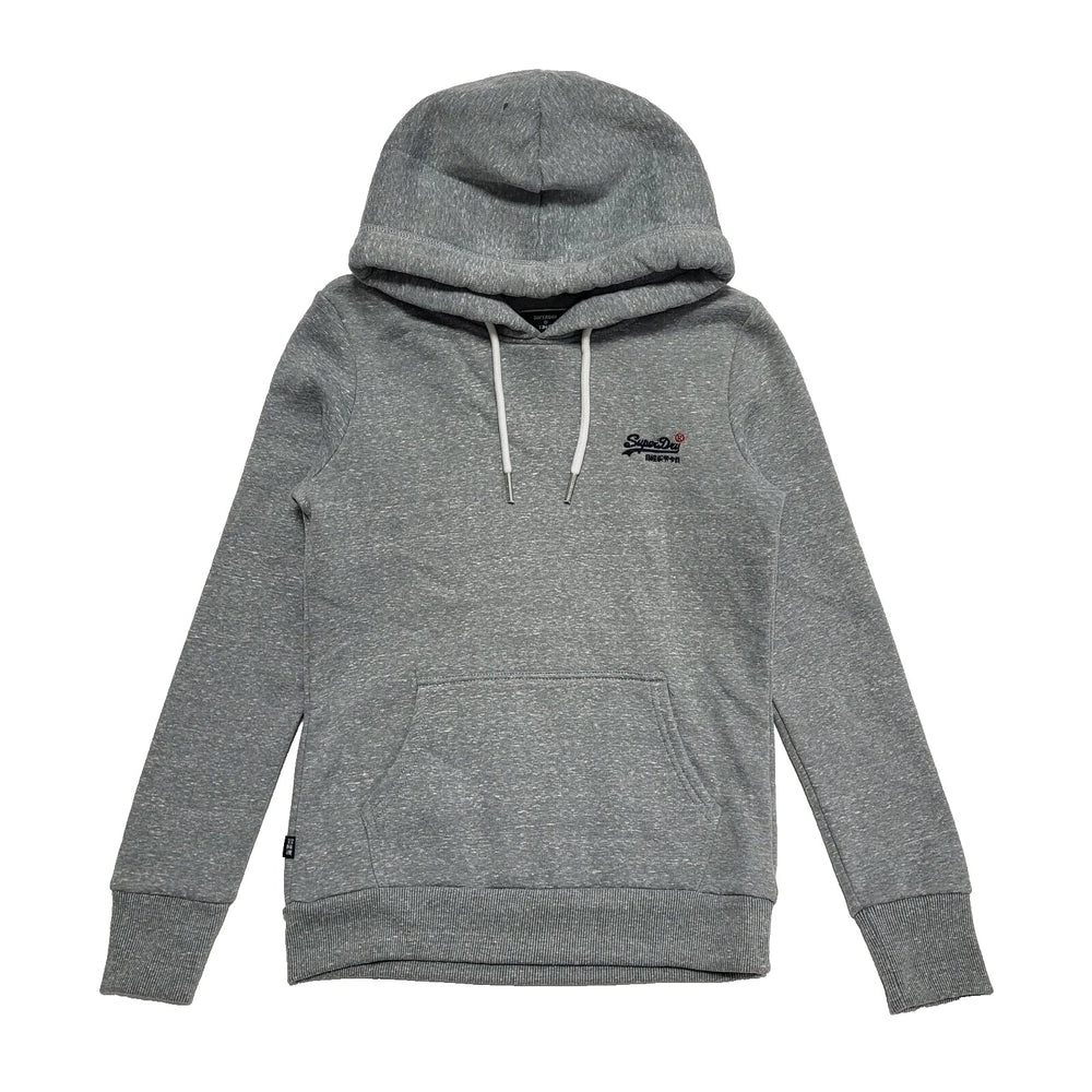 Superdry Sweatshirt Hoodie Grey Drawstring Women's UK S 8 K981