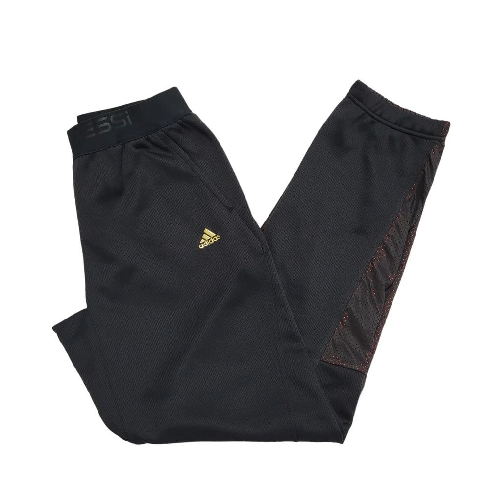 Adidas Black Messi Tracksuit Jogger Bottoms Boys 15-16 years W30 L32 BB75