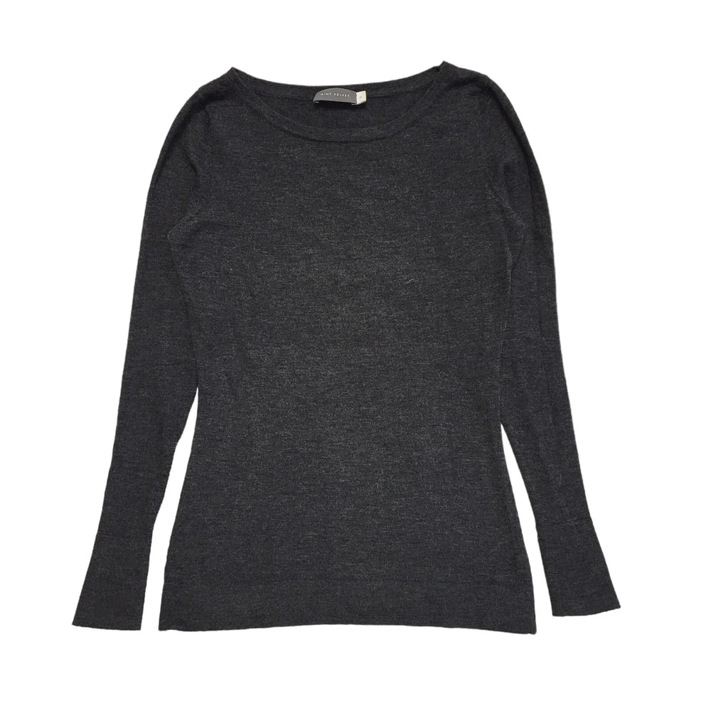 Mini Velvet Grey Long Sleeve Jumper Women's UK Size 10 DD592